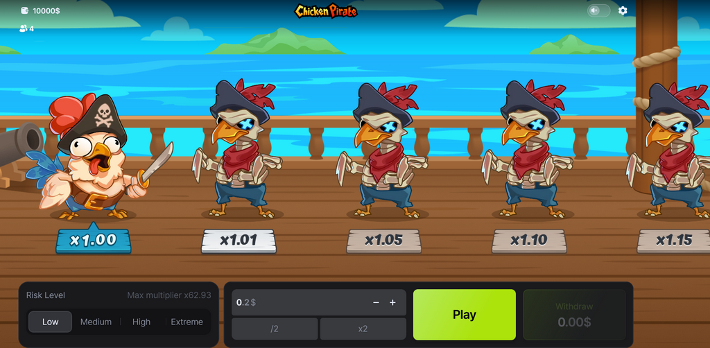 Fjerkræ Pirate Slot prøveversion - Play Mobile Application